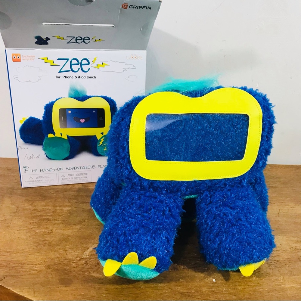 Woogie Plush Toy For iPhone And iPod Touch- Blue Zee - Picture 4 of 16